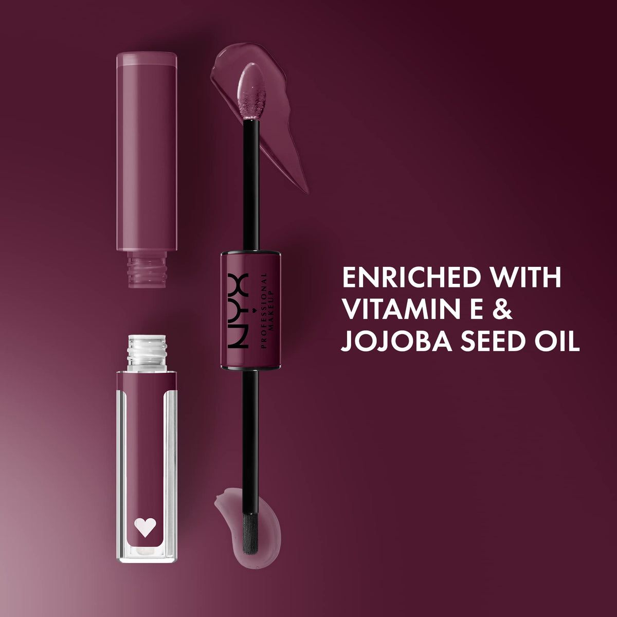 NYX Shine Loud Liquid Lipstick applicator and packaging