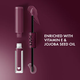 NYX Shine Loud Liquid Lipstick applicator and packaging