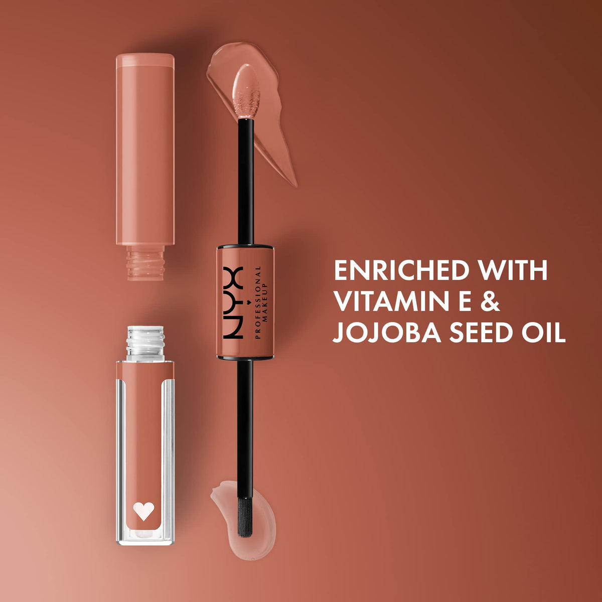 NYX Shine Loud Liquid Lipstick applicator close-up