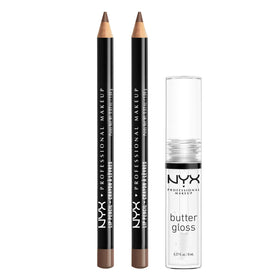 NYX Slim Lip Pencil Espresso shade front view