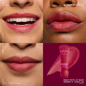 NYX Smushy Matte Lip Balm Cherry Red packaging