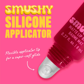 NYX Smushy Matte Lip Balm Cherry Red with other lip products