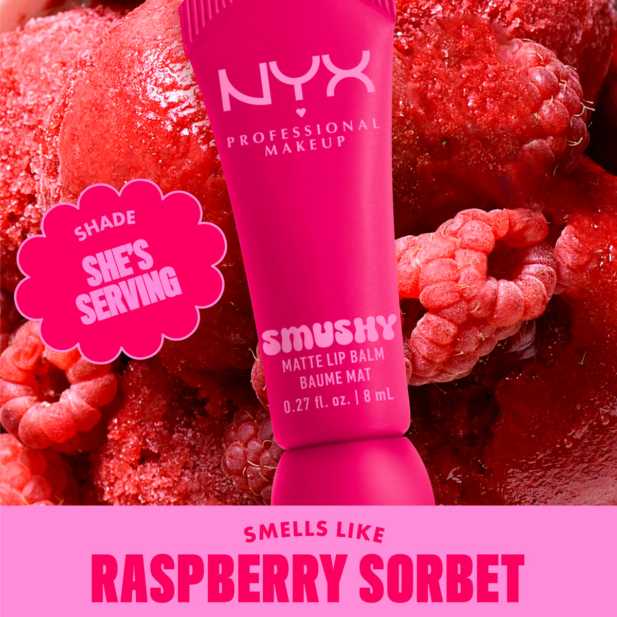 NYX Smushy Matte Lip Balm packaging