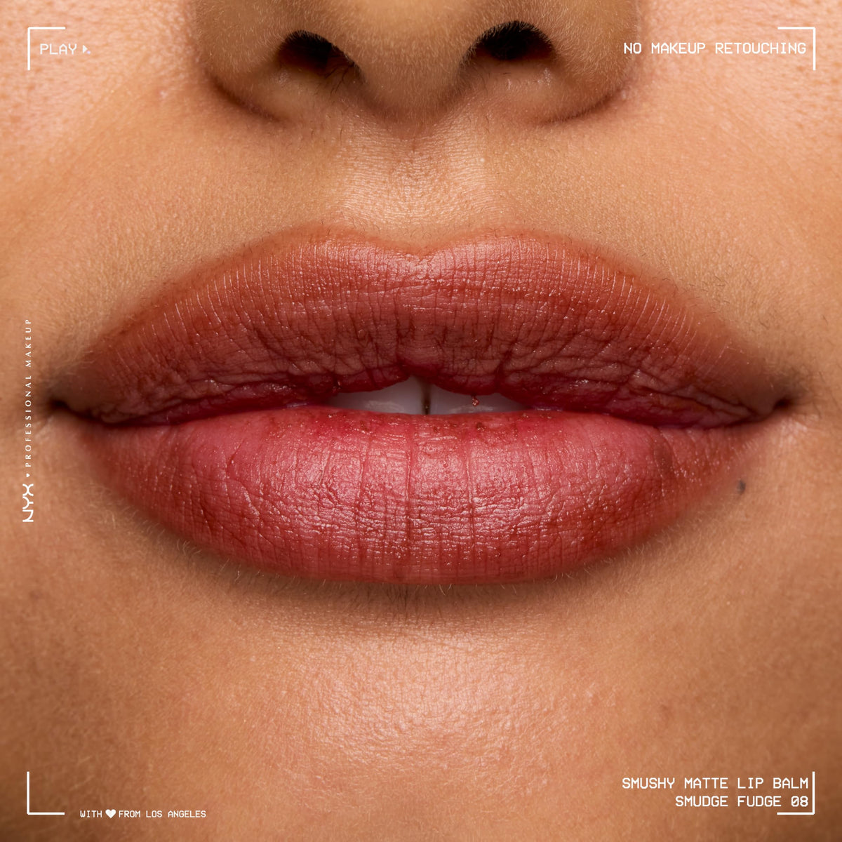 NYX Smushy Matte Lip Balm packaging with ingredients
