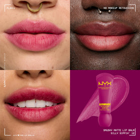 NYX Smushy Matte Lip Balm Silly Sippin' packaging