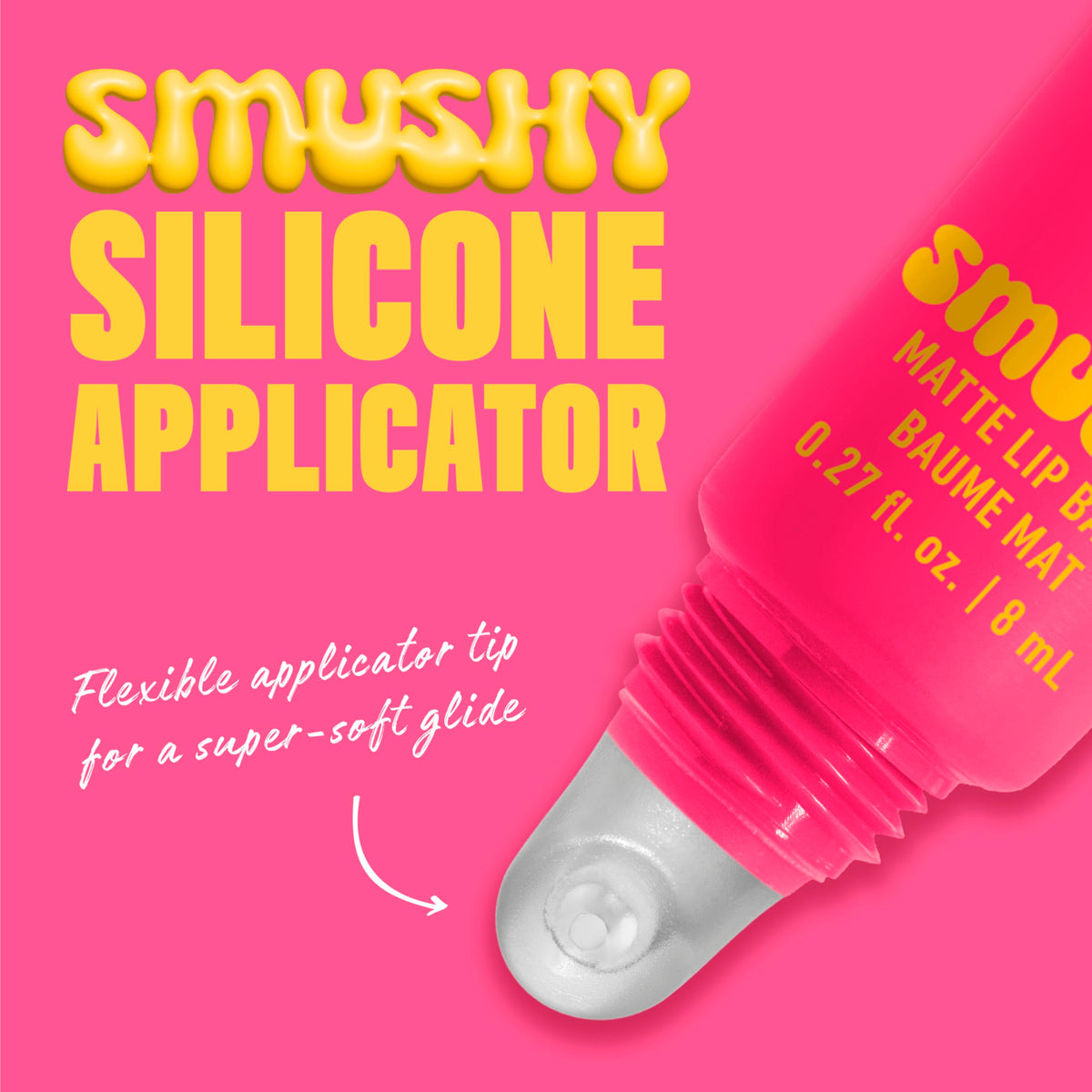 NYX Smushy Matte Lip Balm with makeup accessories