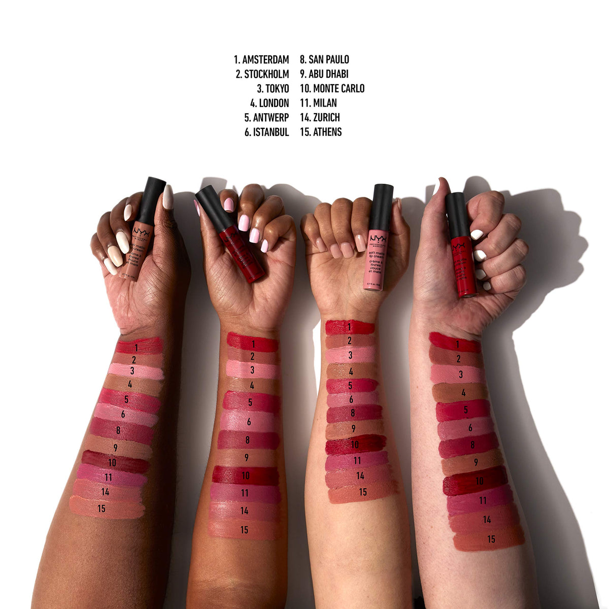 NYX Soft Matte Lip Cream Stockholm packaging