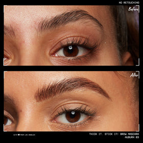 NYX Thick It Stick It Brow Mascara packaging on a white background