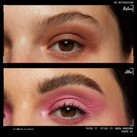 NYX Thick It Stick It Brow Mascara Taupe packaging side view