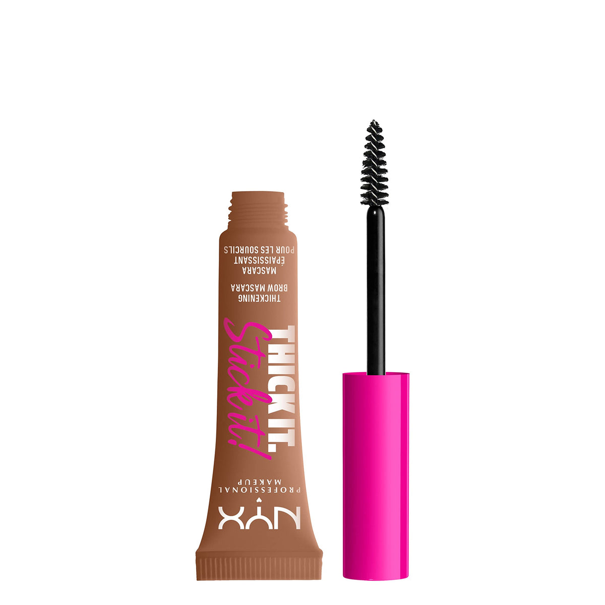 NYX Thick It Stick It Thickening Brow Mascara in Auburn front view