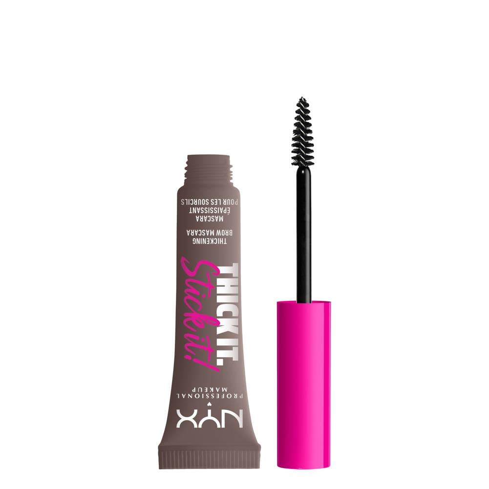 NYX Thick It Stick It Thickening Brow Mascara in Cool Ash Brown front view