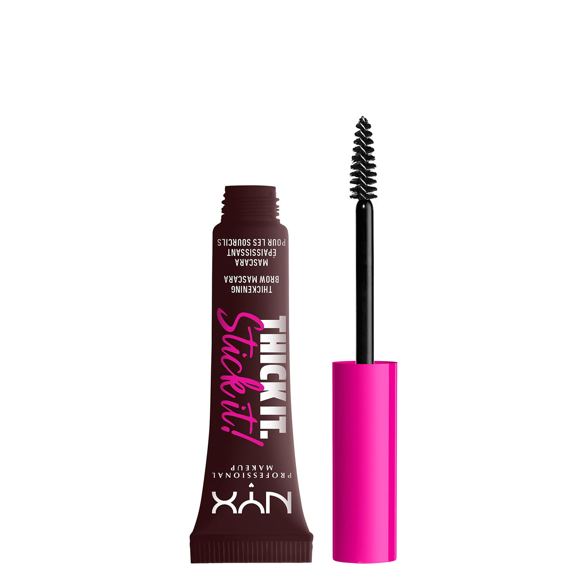 NYX Thick It Stick It Thickening Brow Mascara in Espresso front view