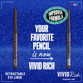 NYX Vivid Rich Mechanical Eye Pencil Smokin Topaz retractable tip