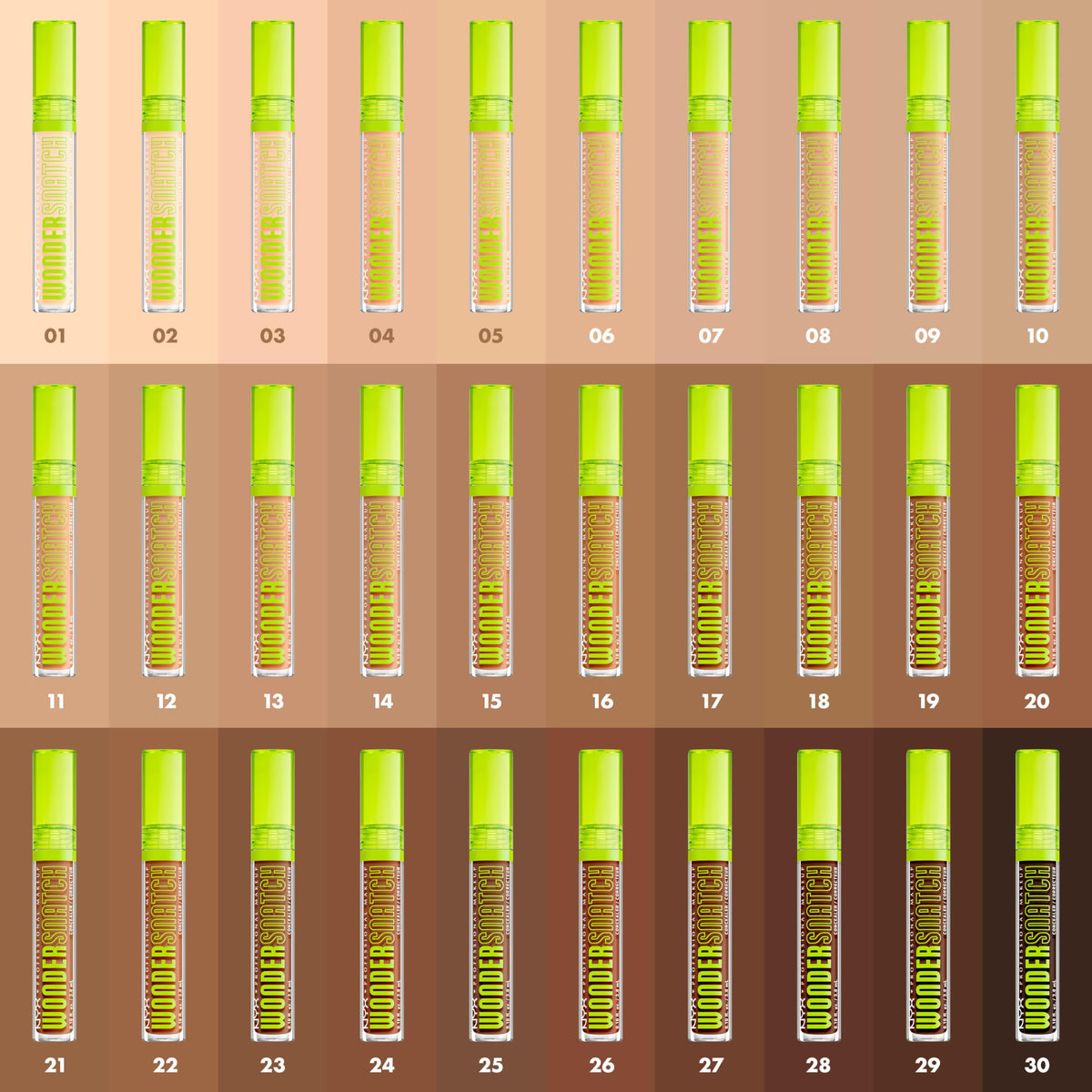 NYX Wonder Snatch Concealer 20g on a vanity