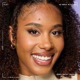NYX Wonder Snatch Concealer Cafe blended on skin