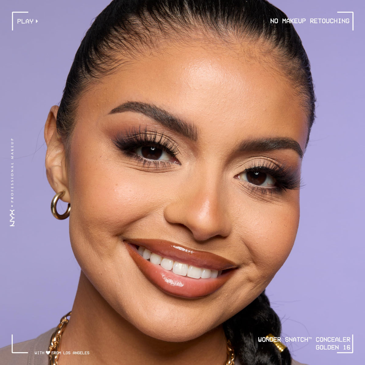 NYX Wonder Snatch Concealer Golden shade range display