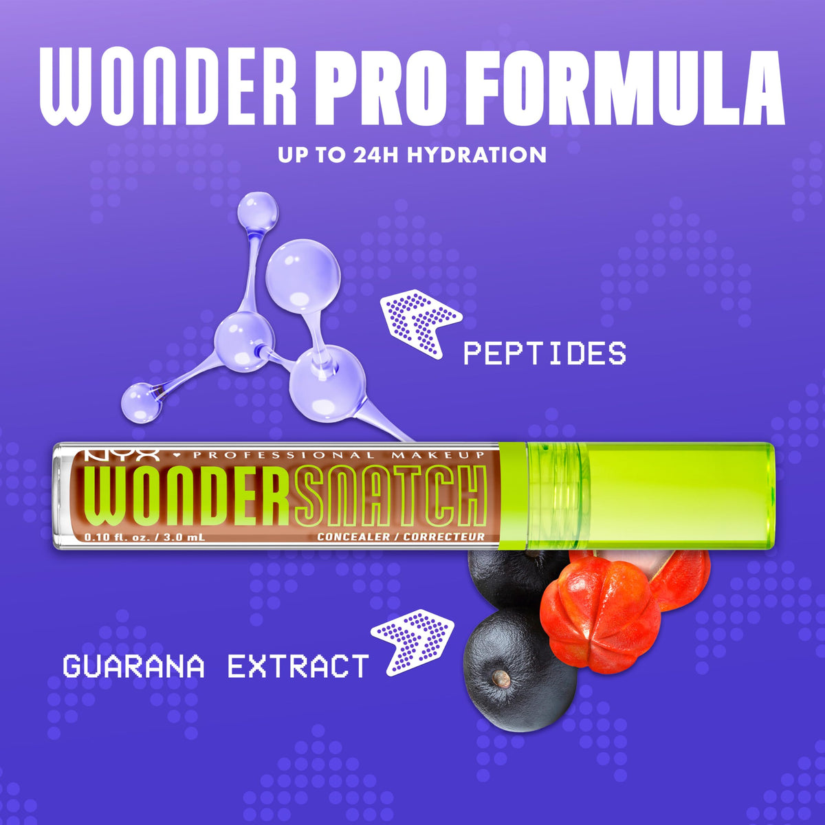 NYX Wonder Snatch Concealer Nutmeg texture swatch