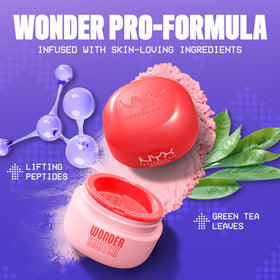 NYX Wonder Snatch Setting Powder applied on skin for a flawless finish