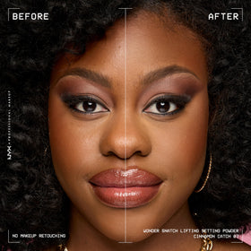 NYX Wonder Snatch Setting Powder packaging with ingredients list