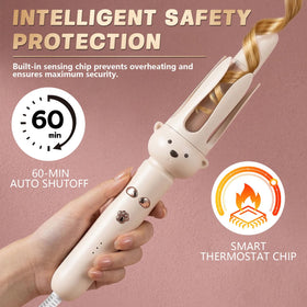 O-CONN curling iron with 28mm ceramic barrel