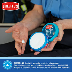 O'Keeffe's for Healthy Feet Foot Cream with exfoliating tool