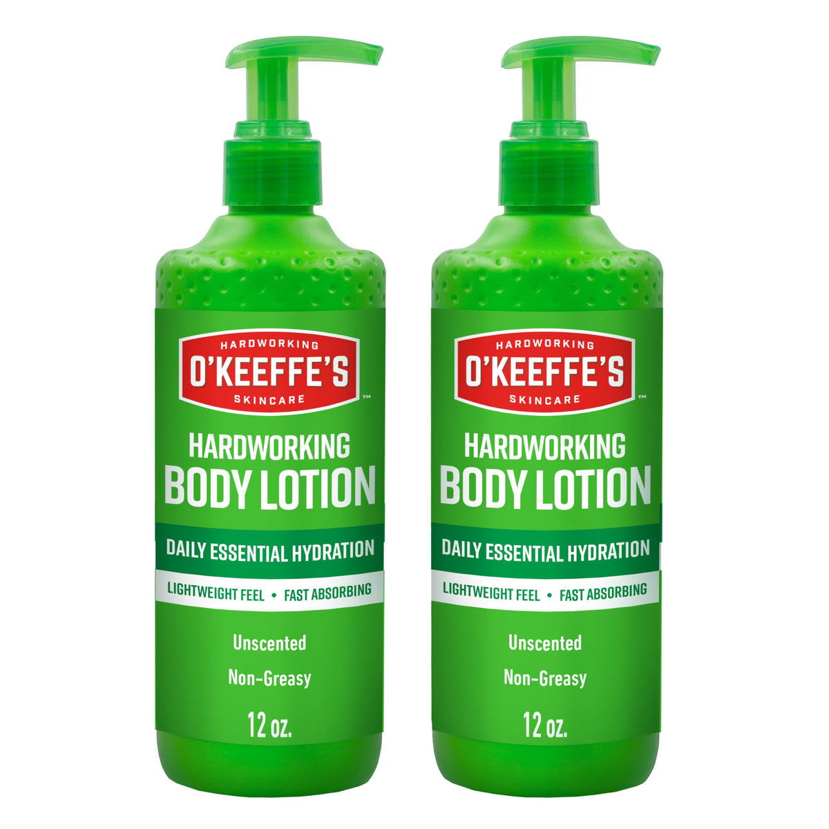 O'Keeffe's Hardworking Body Lotion 12 oz Pump front view