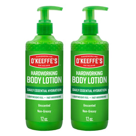 O'Keeffe's Hardworking Body Lotion 12 oz Pump front view