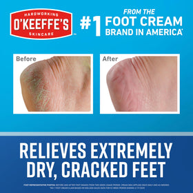 O'Keeffe's Healthy Feet Cream 2-pack with product details