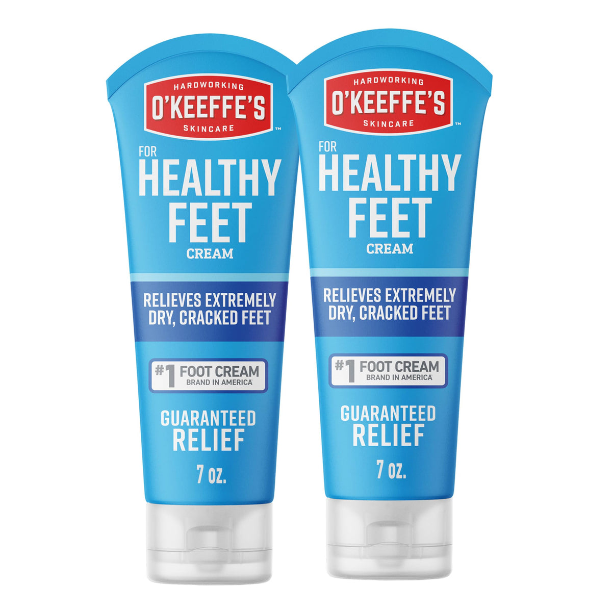 O'Keeffe's Healthy Feet Cream 7 oz tube front view