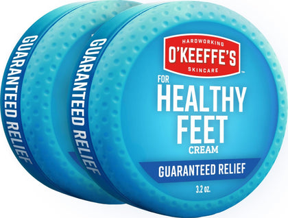 O'Keeffe's Healthy Feet Foot Cream 3.2 oz Jar front view