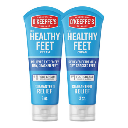 O'Keeffe's Healthy Feet Foot Cream 3 oz tube front view