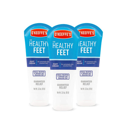 O'Keeffe's Healthy Feet Foot Cream 3 Pack front view