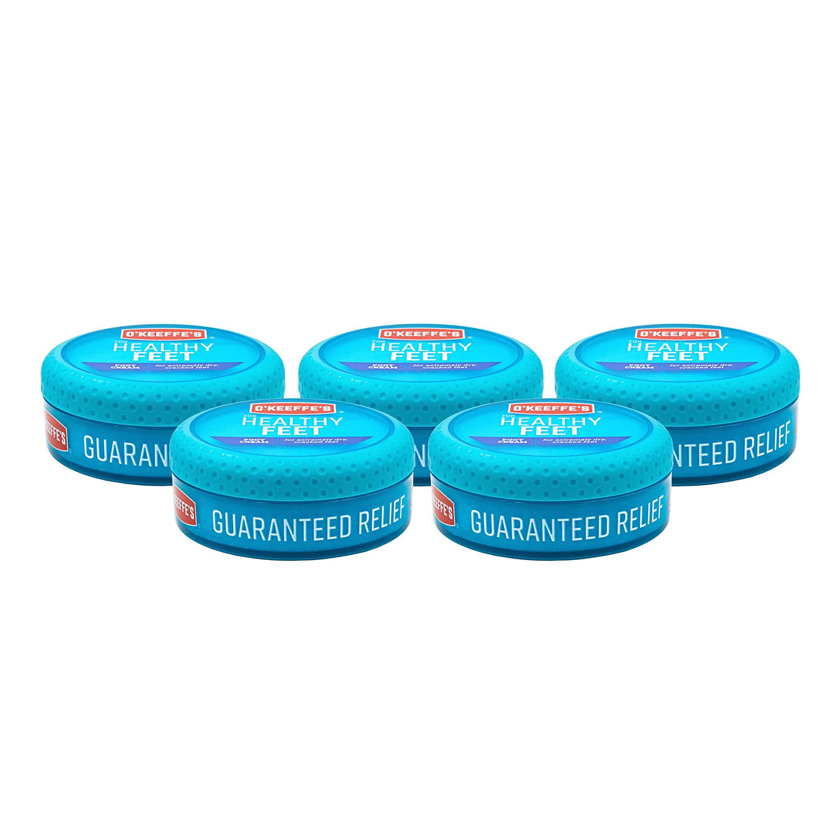 O'Keeffe's Healthy Feet Foot Cream jar front view