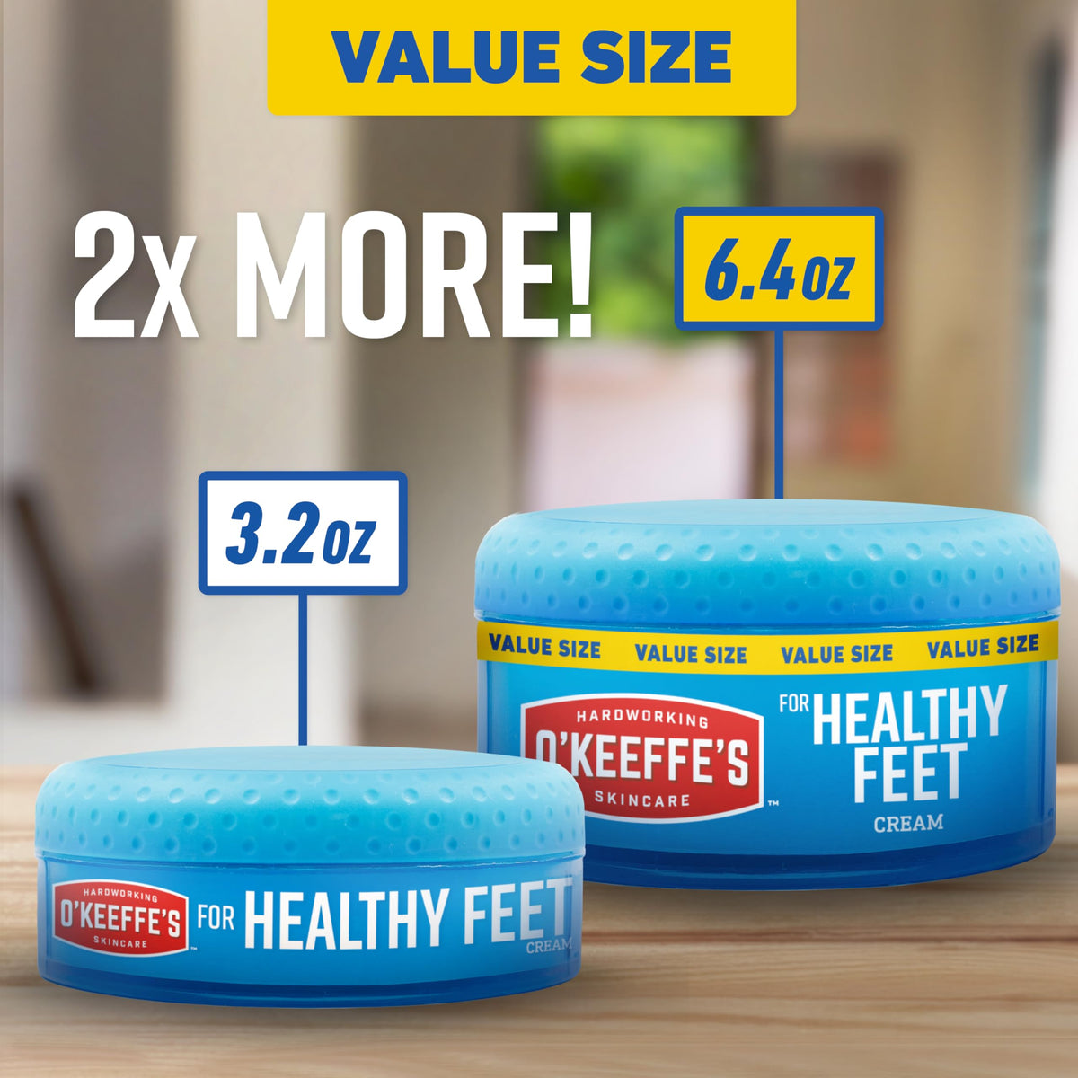 O'Keeffe's Healthy Feet Foot Cream texture close-up
