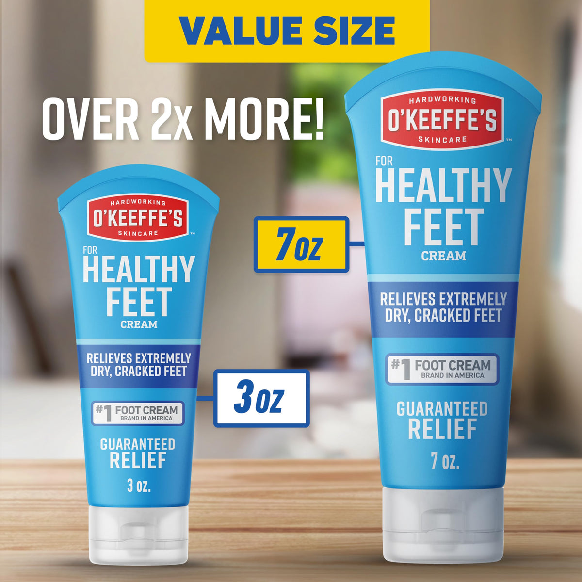 O'Keeffe's Healthy Feet Foot Cream texture close-up