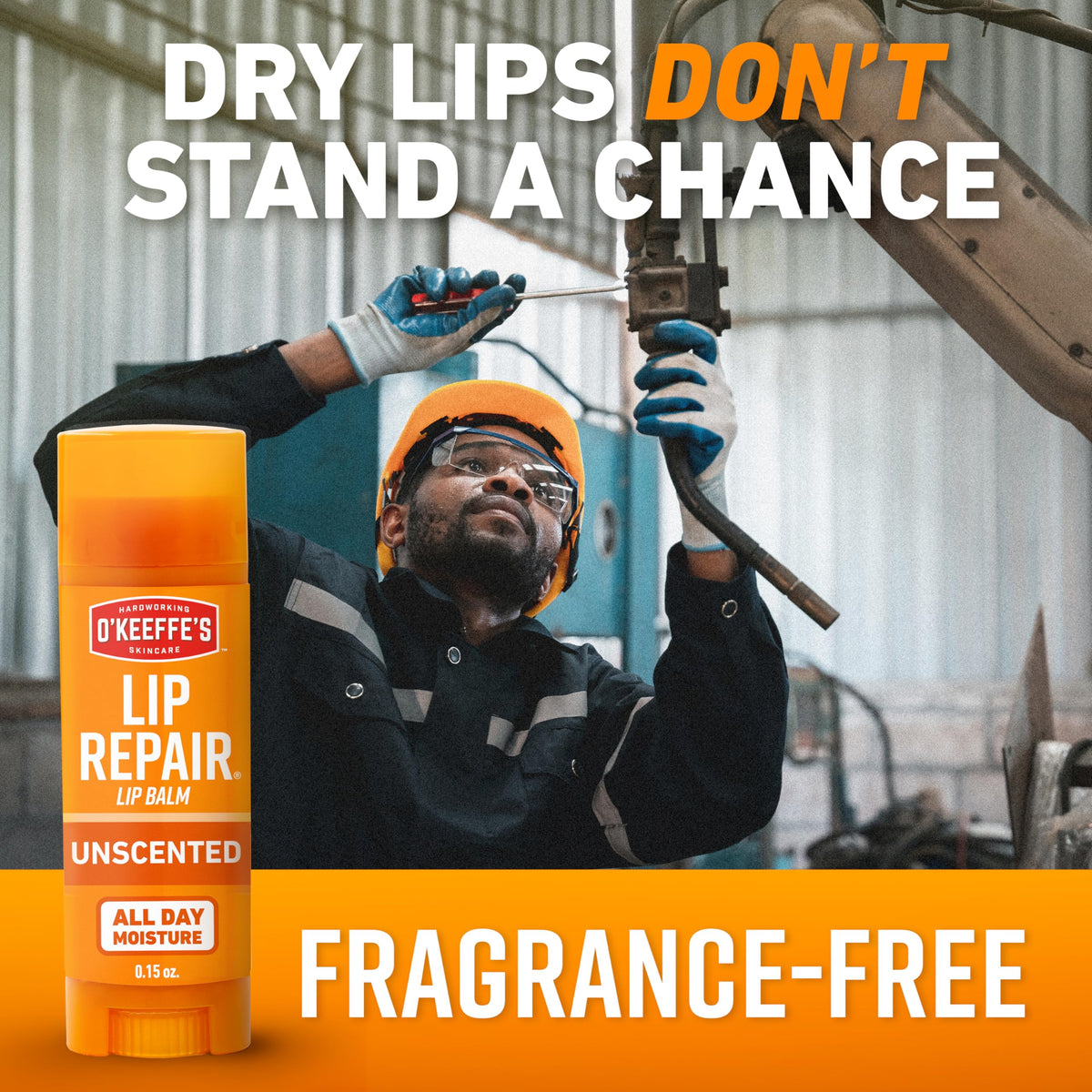 O'Keeffe's Lip Repair Balm Stick with other skincare products