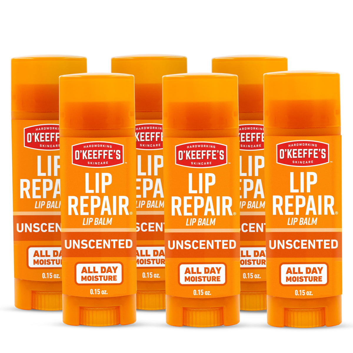 O'Keeffe's Lip Repair Unscented Balm Stick front view
