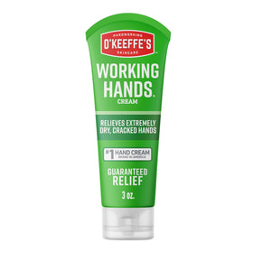 O'Keeffe's Working Hands Hand Cream 3 oz travel size tube front view
