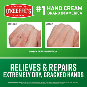 O'Keeffe's Working Hands Hand Cream 3 oz tube back view