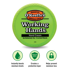 O'Keeffe's Working Hands Hand Cream application on hands