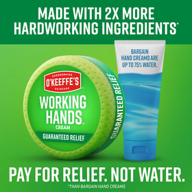 O'Keeffe's Working Hands Hand Cream application on hands
