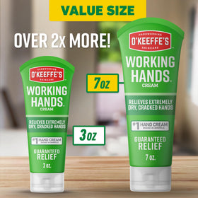 O'Keeffe's Working Hands Hand Cream application on hands