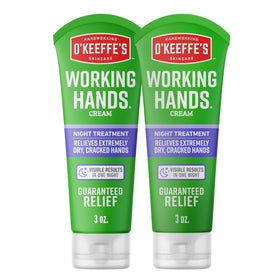 O'Keeffe's Working Hands Night 3 oz tube front view