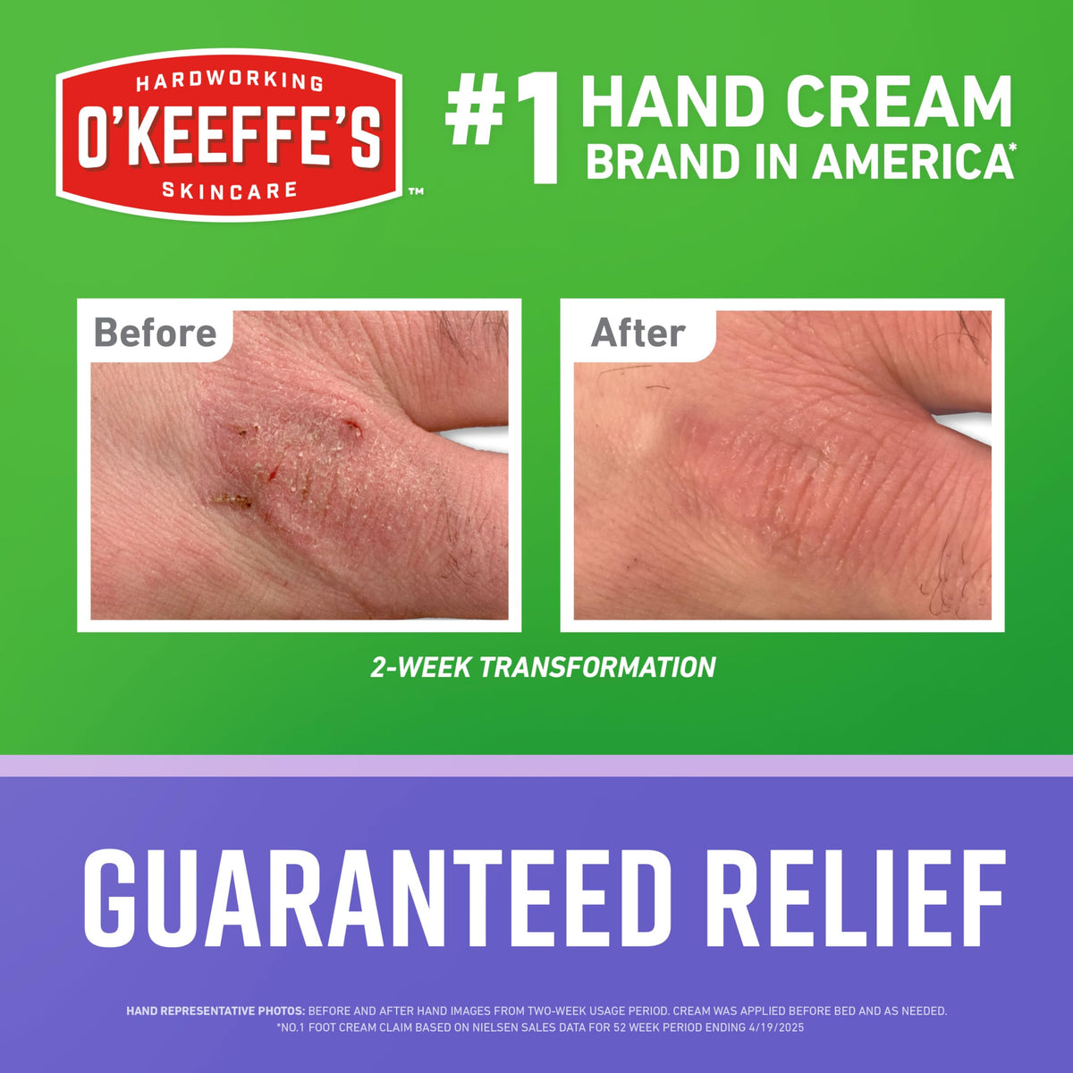 O'Keeffe's Working Hands Night 7 oz tube back view