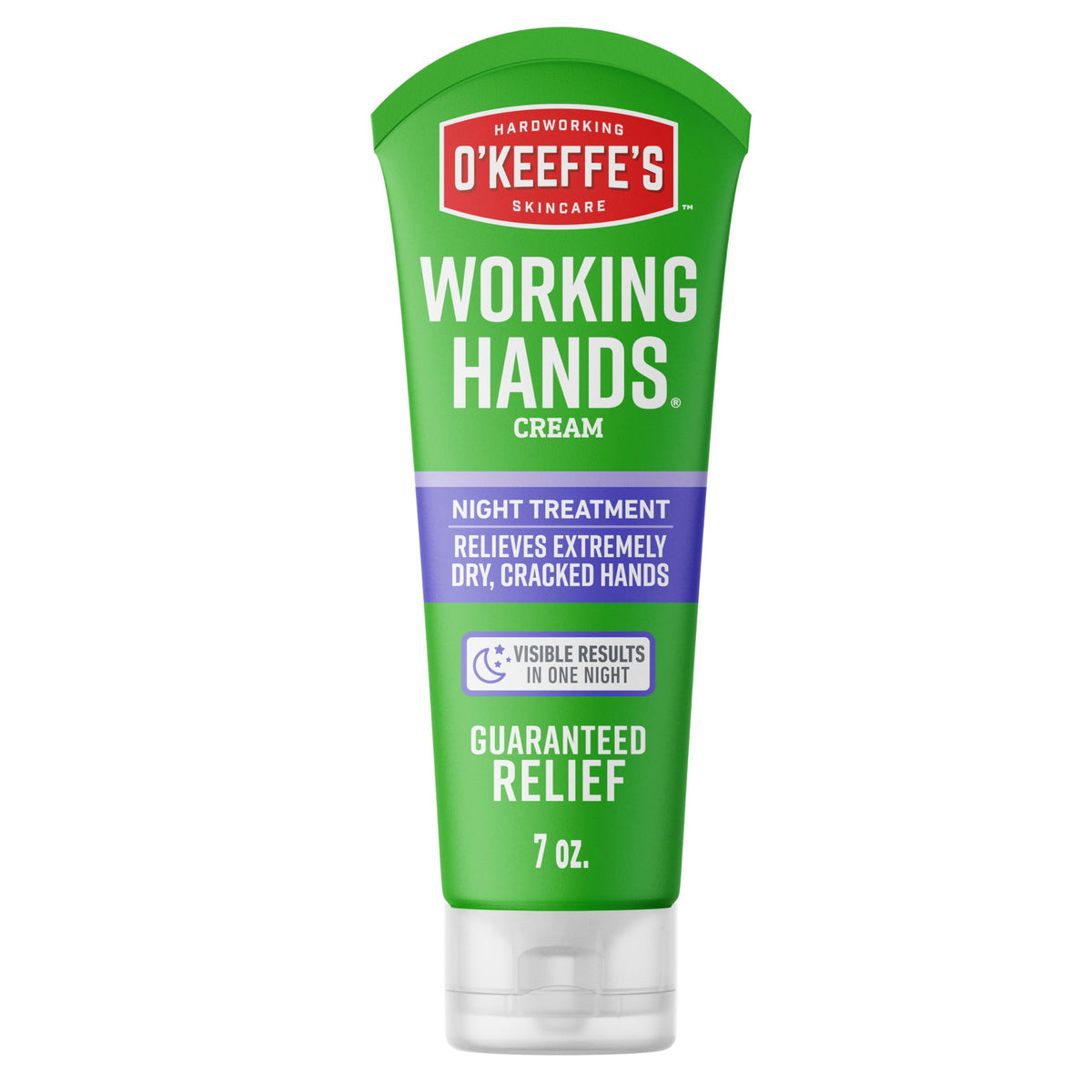 O'Keeffe's Working Hands Night Hand Cream 7 oz tube front view