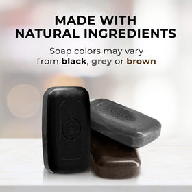 O NATURALS African Black Soap Bar packaging