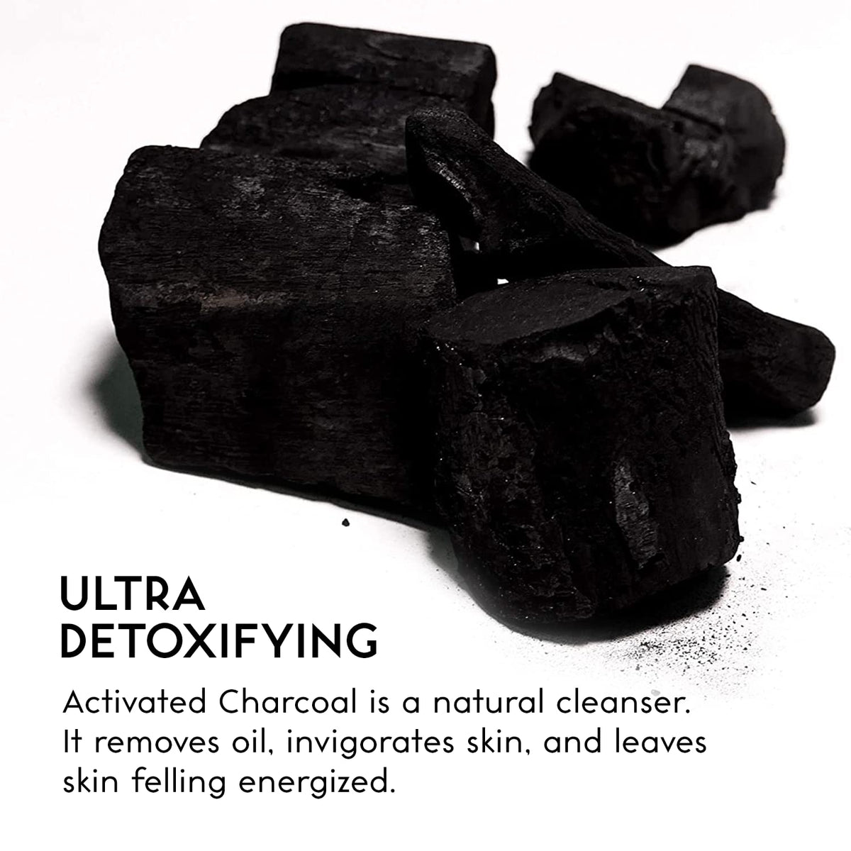 O NATURALS Charcoal Soap Bar in a lifestyle setting