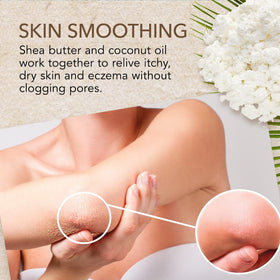 O NATURALS Coconut Shea Butter Soap Bar in a bathroom setting