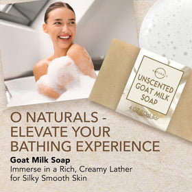 O NATURALS Goat Milk Soap with soap saver bag