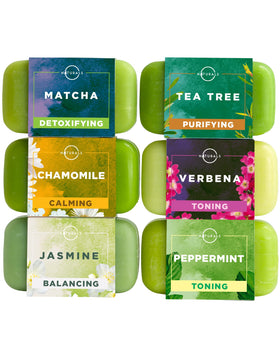 O NATURALS Green Tea Soap Bar front view with packaging